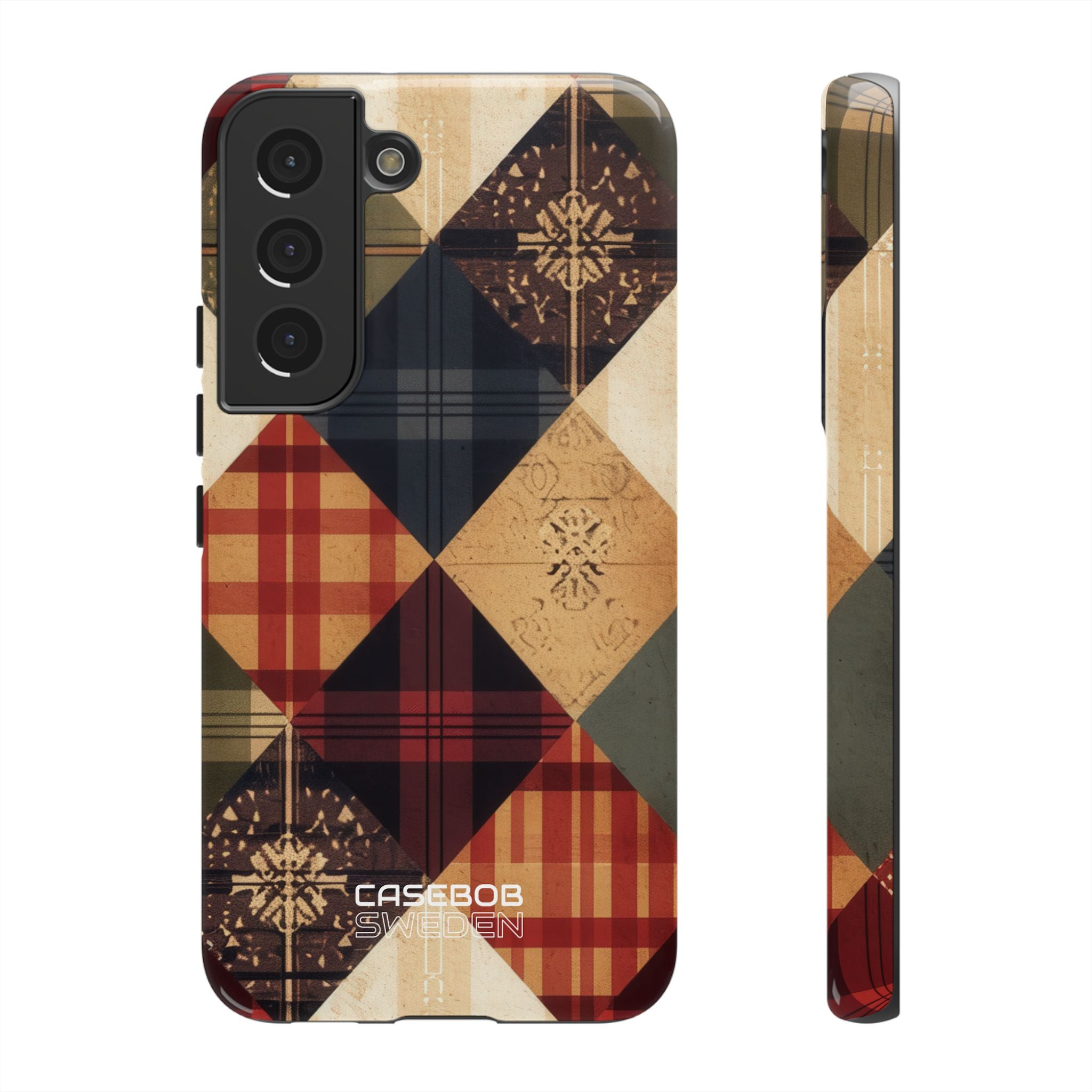 Rustic Quilt Charm  Samsung S22 - Tough