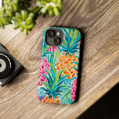 Pineapples Dance Bright - iPhone Case