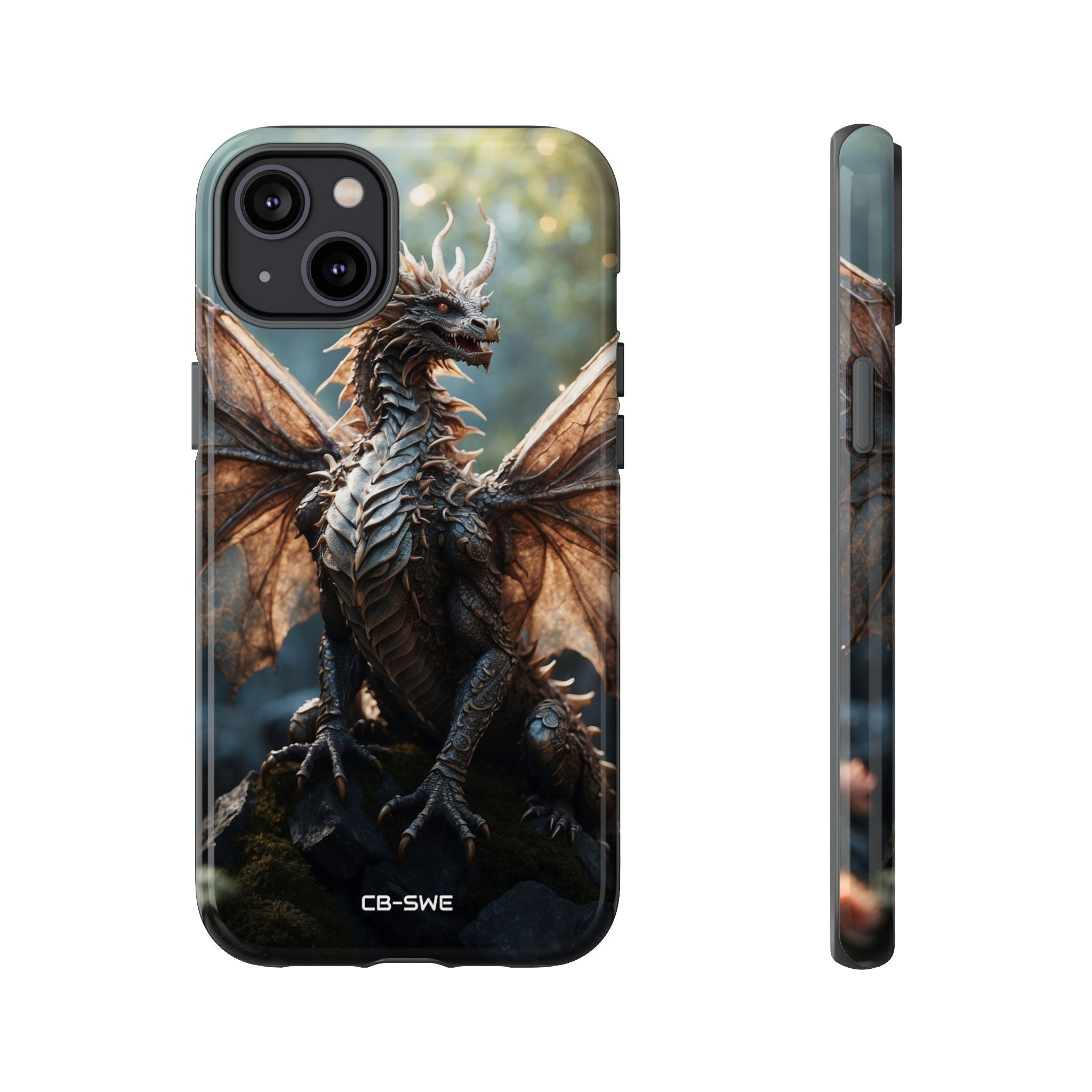 Majestic Dragon Glows - iPhone Case