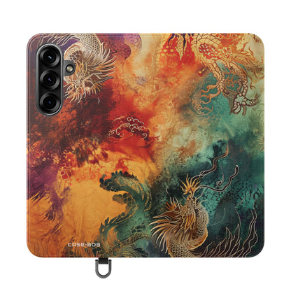 Golden Dragons Blaze - Samsung S25+ Case - Lompakko