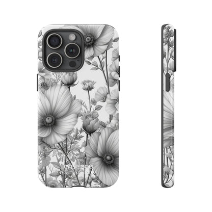 Vintage Floral Etching iPhone 15 - Robust