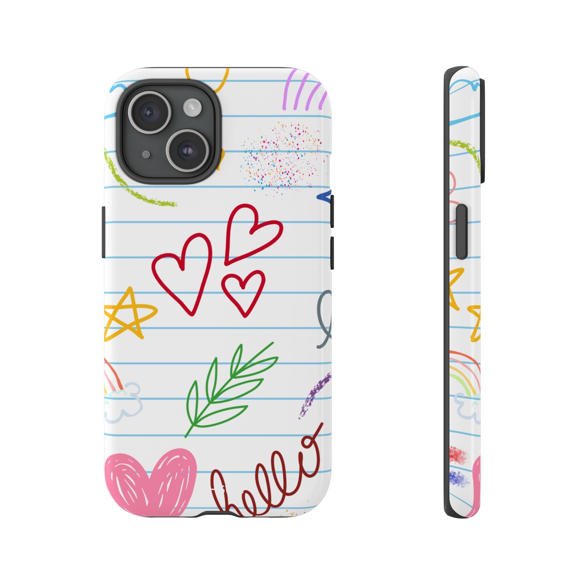 Hearts Dance Happily - iPhone Case