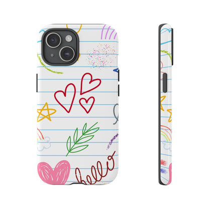 Hearts Dance Happily - iPhone Case