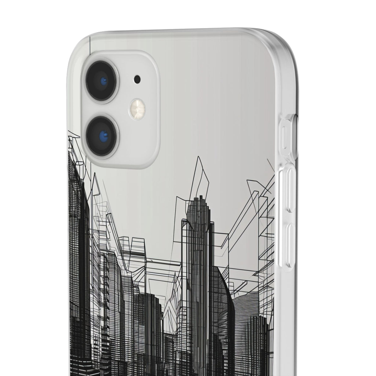 Urban Wireframe | Flexible Phone Case for iPhone