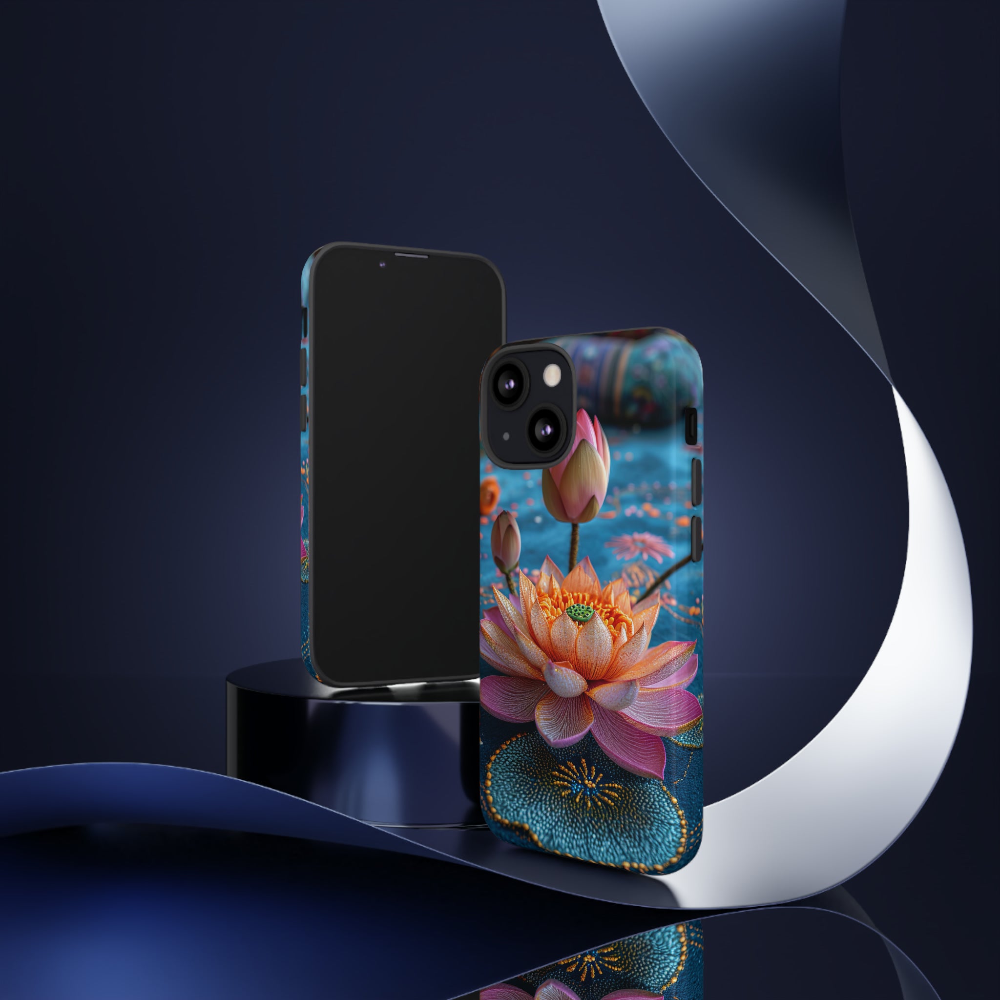 Water Rose Mandala Bliss - Protective Phone Case