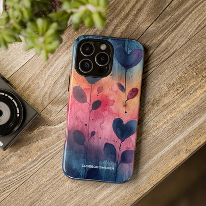 Watercolor Heart Art - Tough iPhone 16 Phone Case