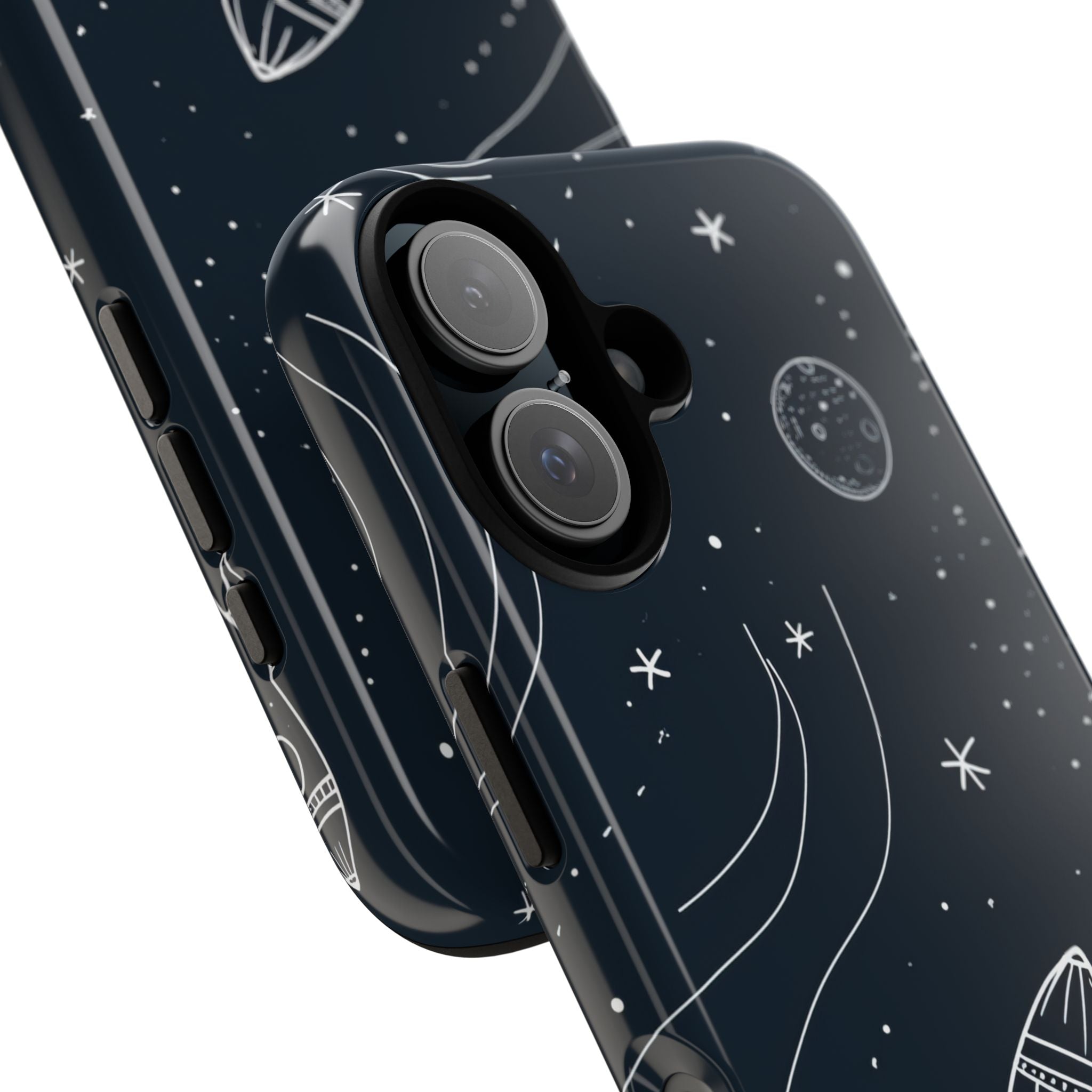 Cosmic Rocket Drift iPhone 16 - Tough