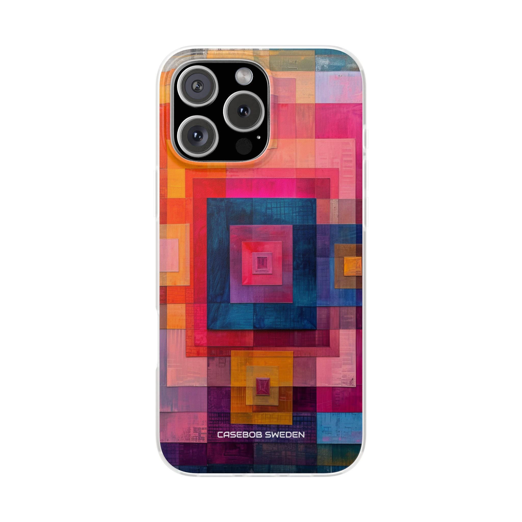 Vibrant Geometry - Flexi iPhone 16 Phone Case