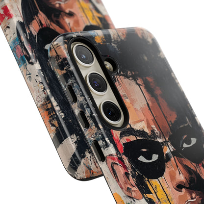 Masked Portrait Drips Samsung S24 Plus Case - Tough