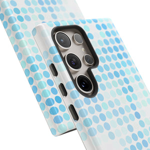 Blue Pixels - Protective Phone Case