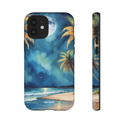 Moonlight Kisses Waves - iPhone Case