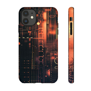 FuturTech Glare: Innovation Gradient - Protective Phone Case