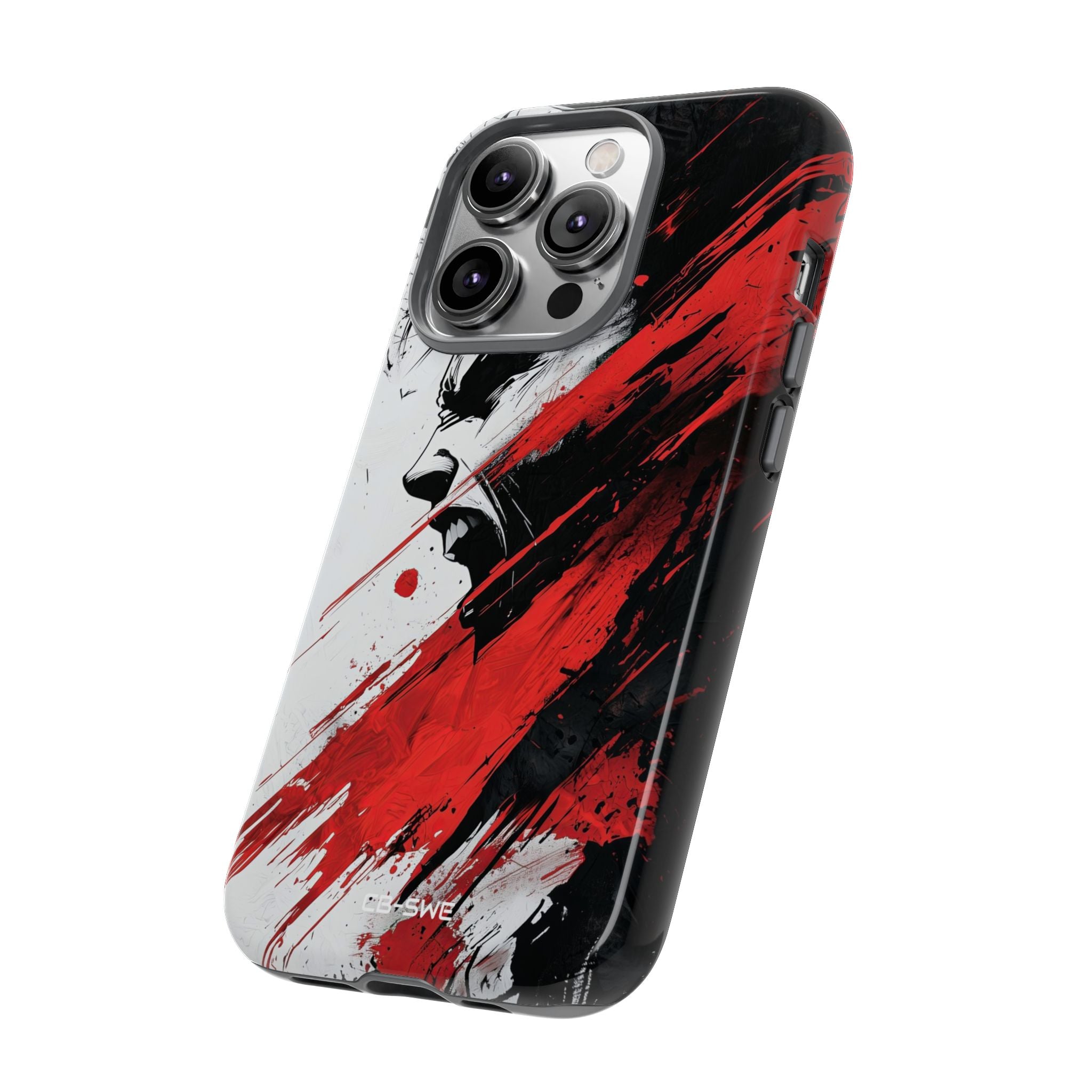 Red Energy Erupts - iPhone Case
