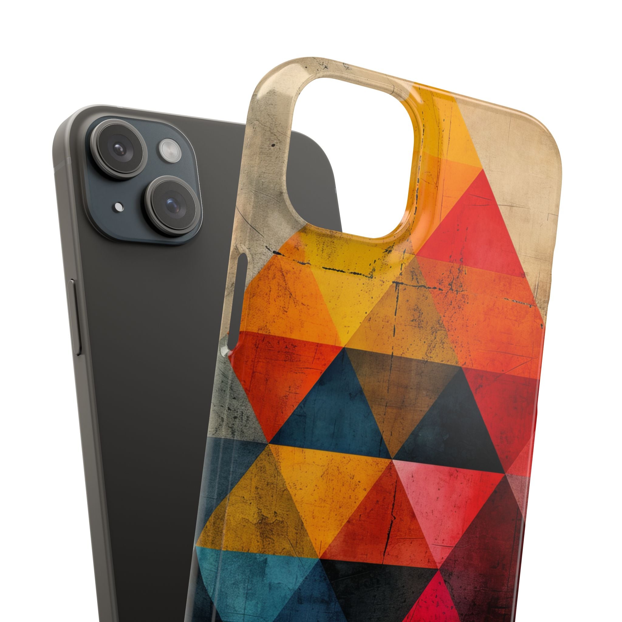 Geometric Energy - Slim iPhone 15 Phone Case