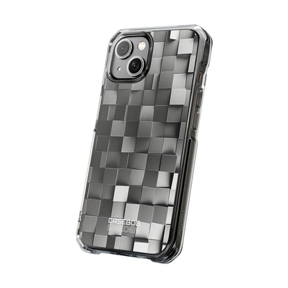 Monochrome Cube Depth iPhone 14 - Impact Clear+
