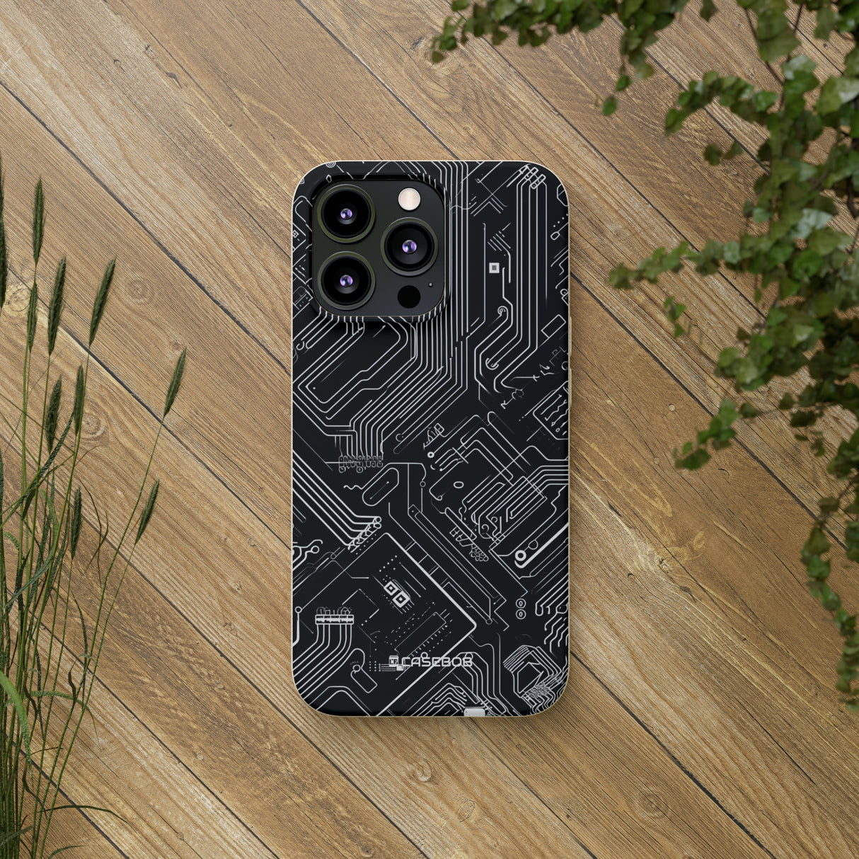 Cyber Circuitry Art | Biodegradable Phone Case