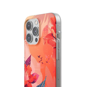 Living Coral Design | Handyhülle für iPhone (Flexible Hülle)