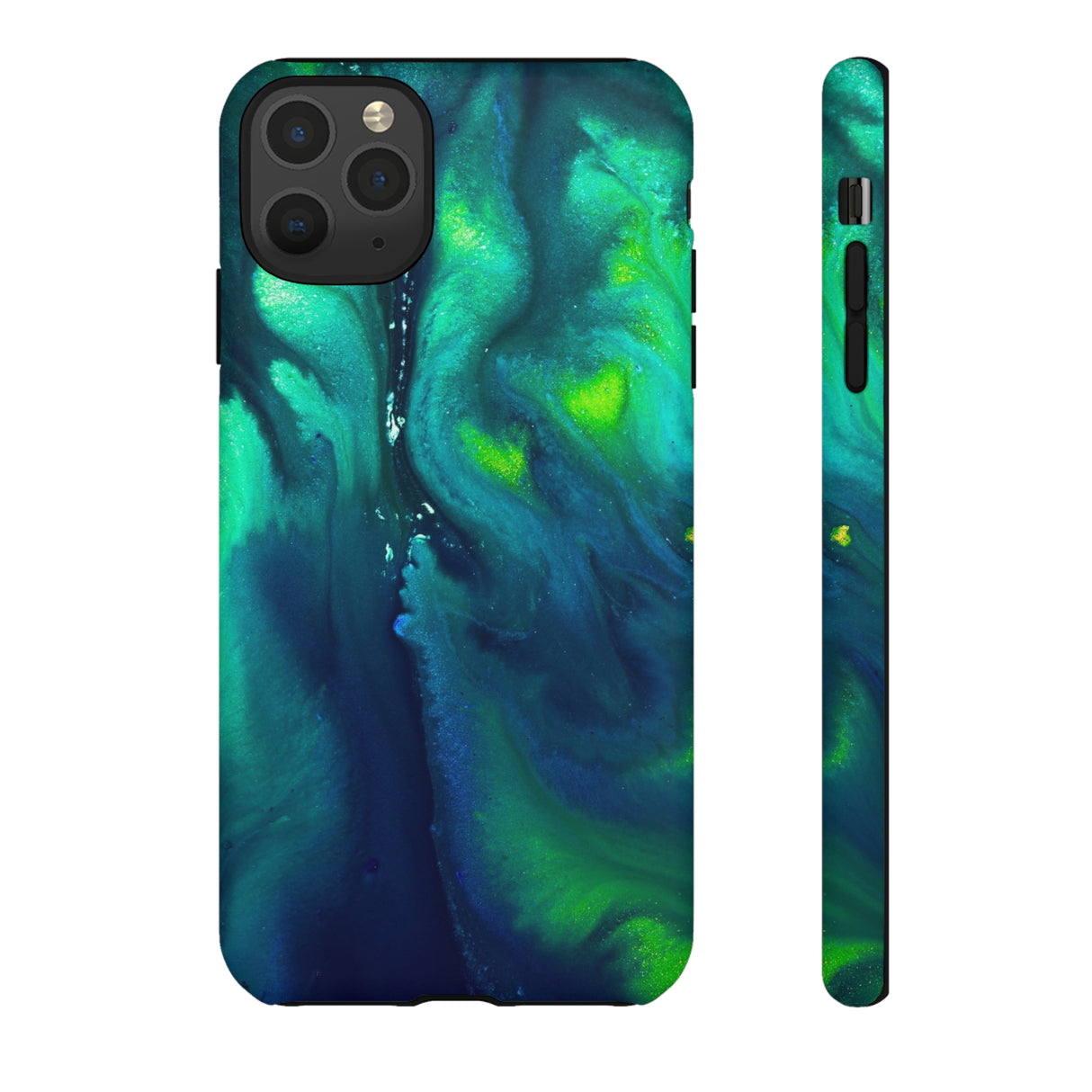 Northen Light Ink Art iPhone Case (Protective) iPhone 11 Pro Max Matte Phone Case