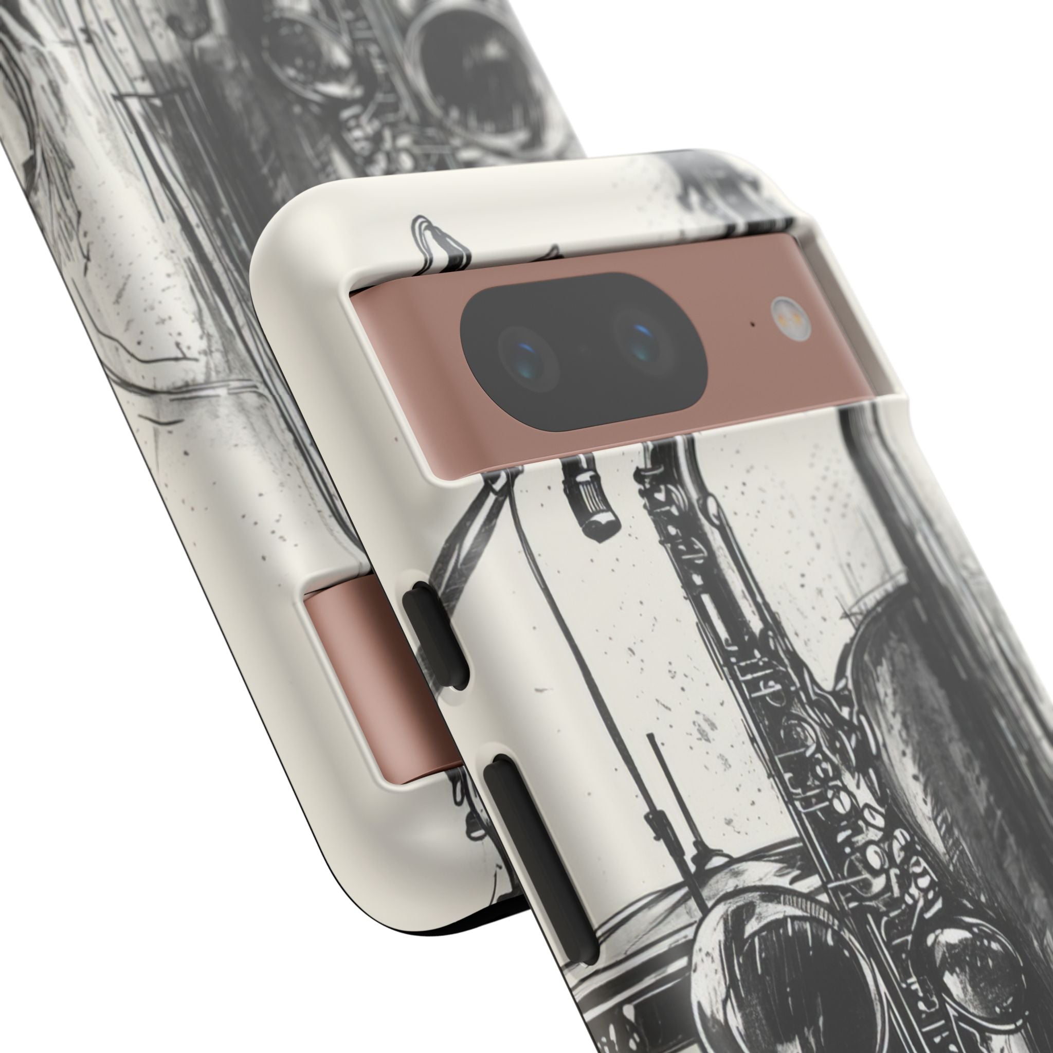 Jazz Instrument Line Symphony Google Pixel 8 - Tough Phone Case