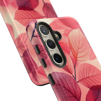 Pink Purple Nature Pattern - Tough Samsung S24 Phone Case