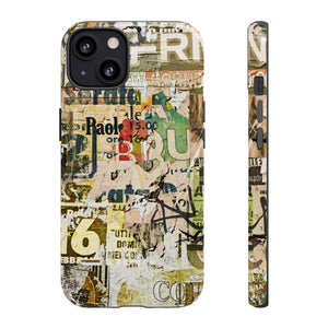 Grunge Vintage Poster - Protective Phone Case