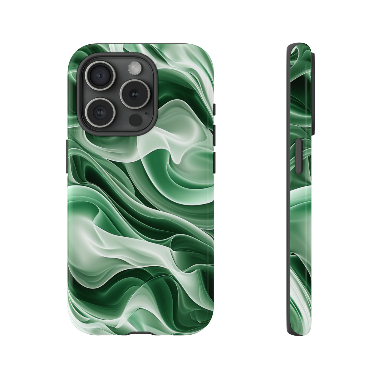 Verdant Wave Elegance - Schutzhülle fürs Telefon