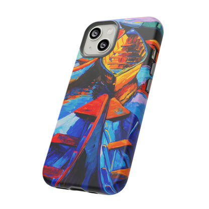 Oil painting - Wooden Boat - Protective Phone Case