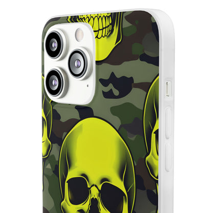 Neon Skull Camo iPhone 13 Pro Max - Soft