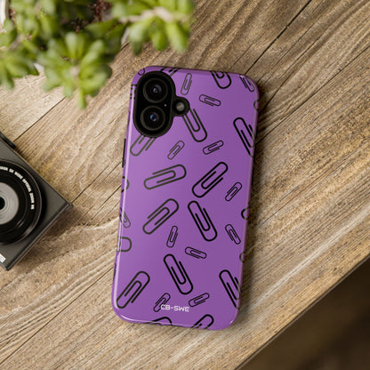 Paperclips Dance Playfully - iPhone Case