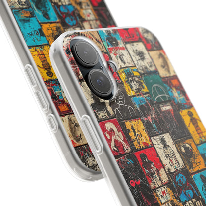 Figured Grid iPhone 16 Plus Case - Soft