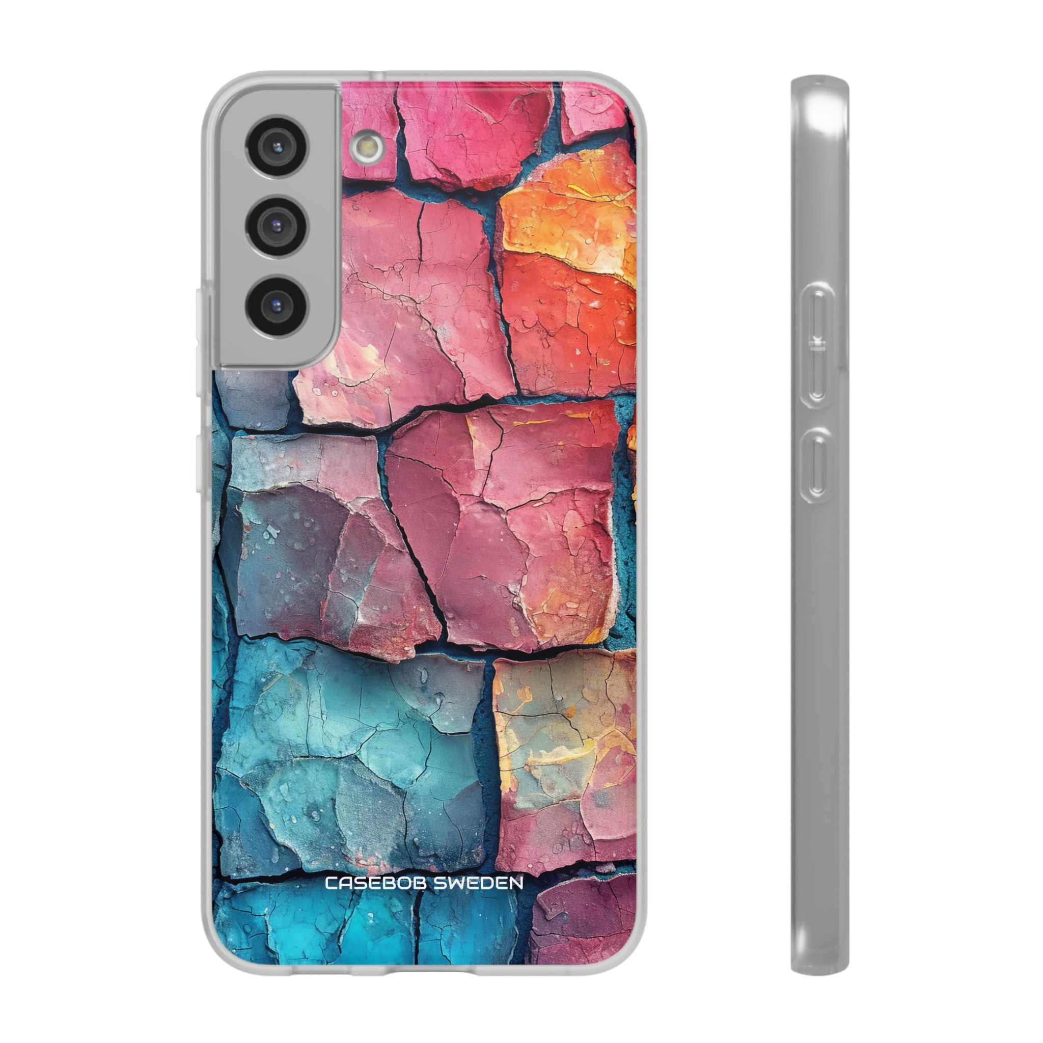 Cracked Earth Mosaic - Flexi Samsung S22 Phone Case