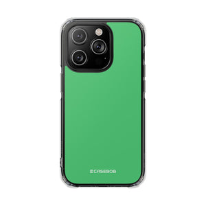 Emerald Green | Phone Case for iPhone (Clear Impact Case - Magnetic)