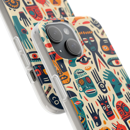 Vivid Faces iPhone 15 Case - Soft