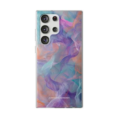 Dreamy Teal Flow - Flexi Samsung S23 Phone Case