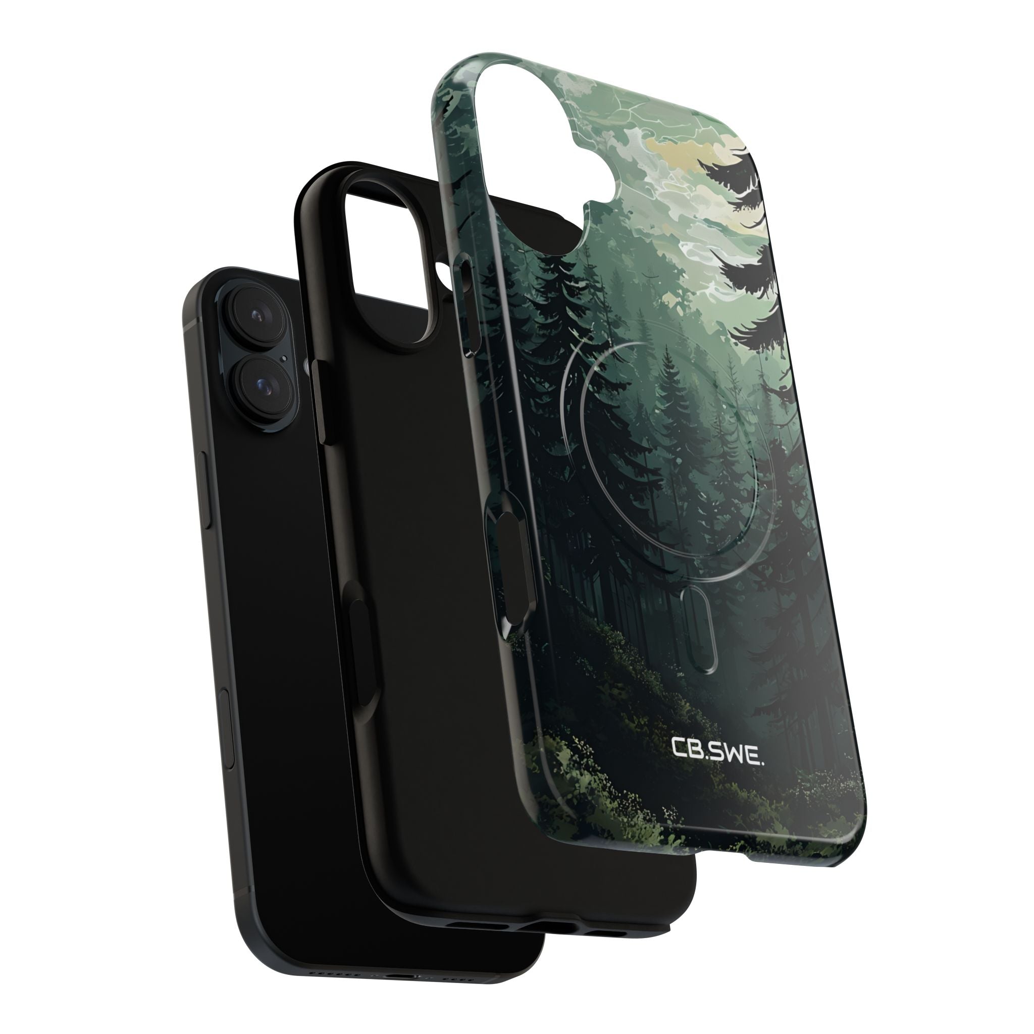 Serene Forest Landscape Phone Cover iPhone 16 - Tough+