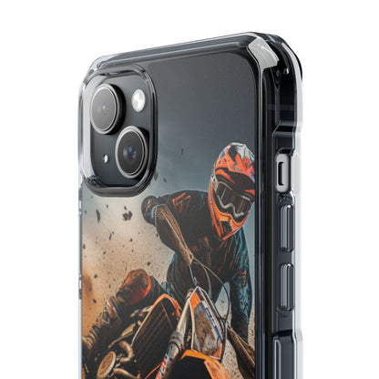 Rider Amidst Desert Fury iPhone Case - Impact