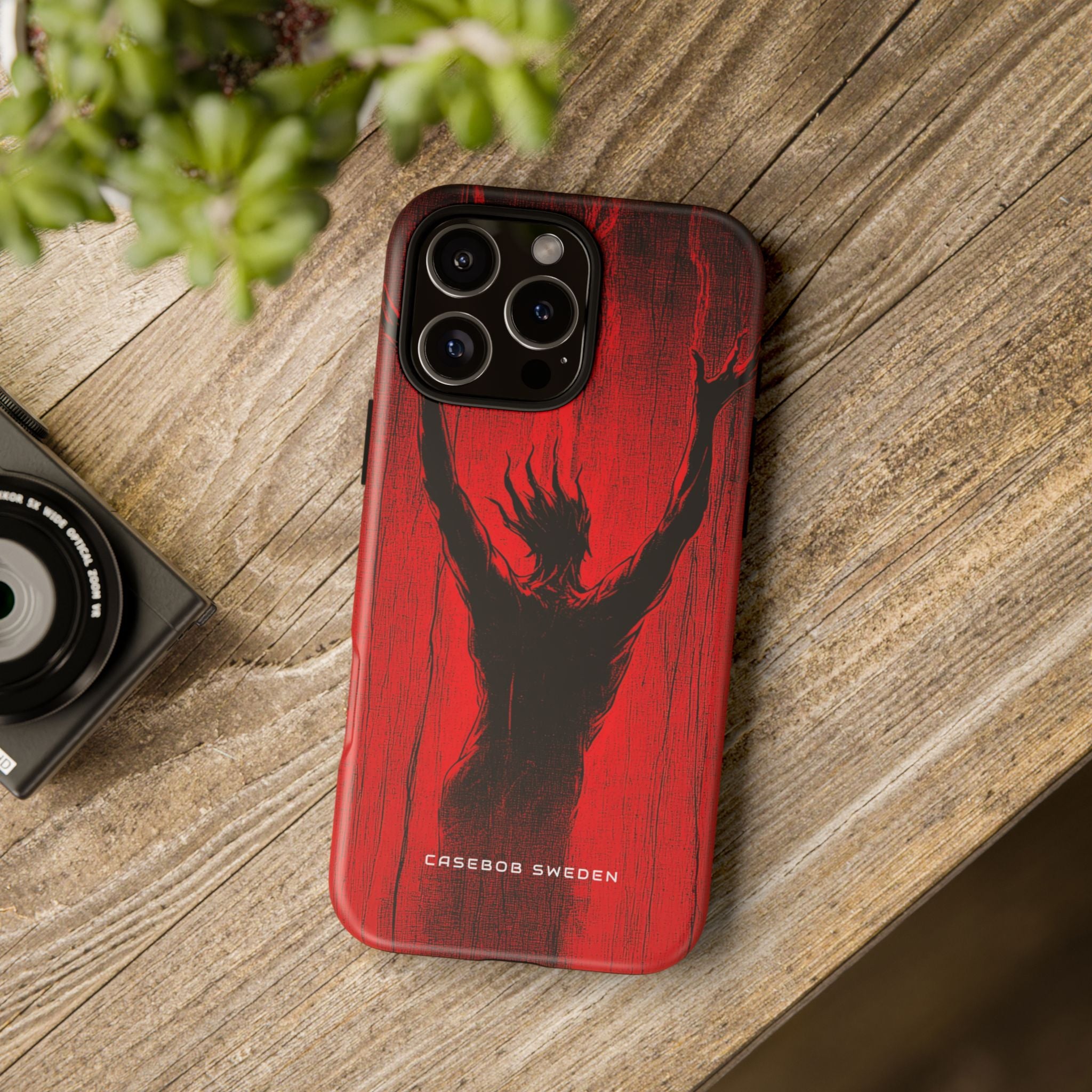 Crimson Despair iPhone 16 - Tough Phone Case