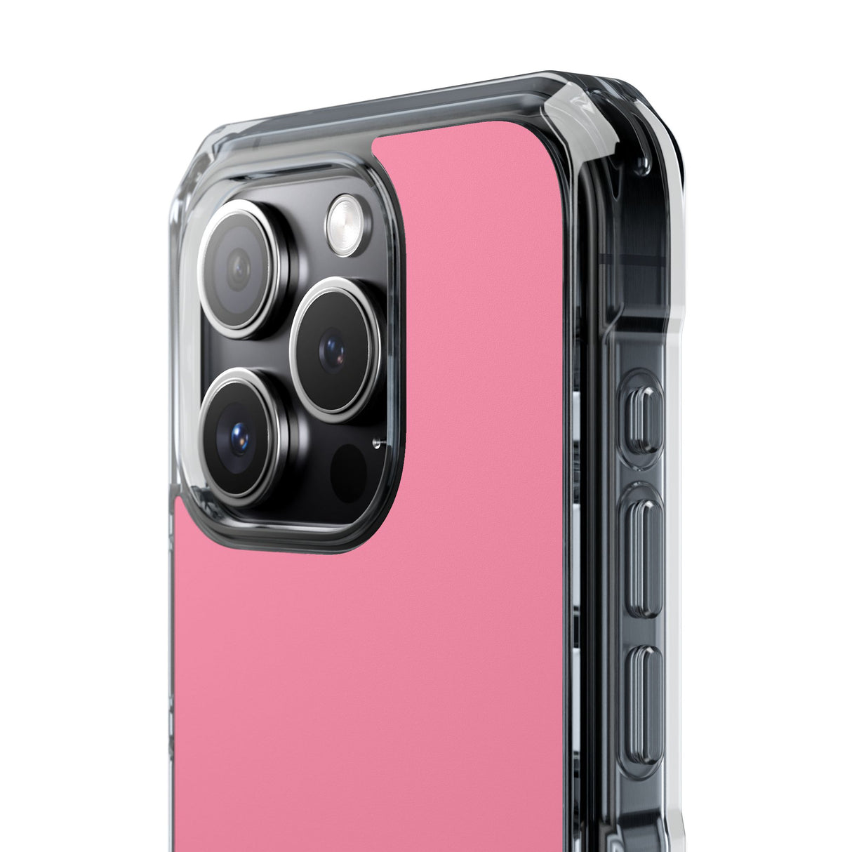 Flamingo Pink | Handyhülle für iPhone (Clear Impact Case - Magnetisch) 