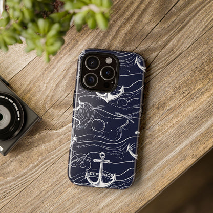 Nautical Adventure: Vintage Line Art - for iPhone 16