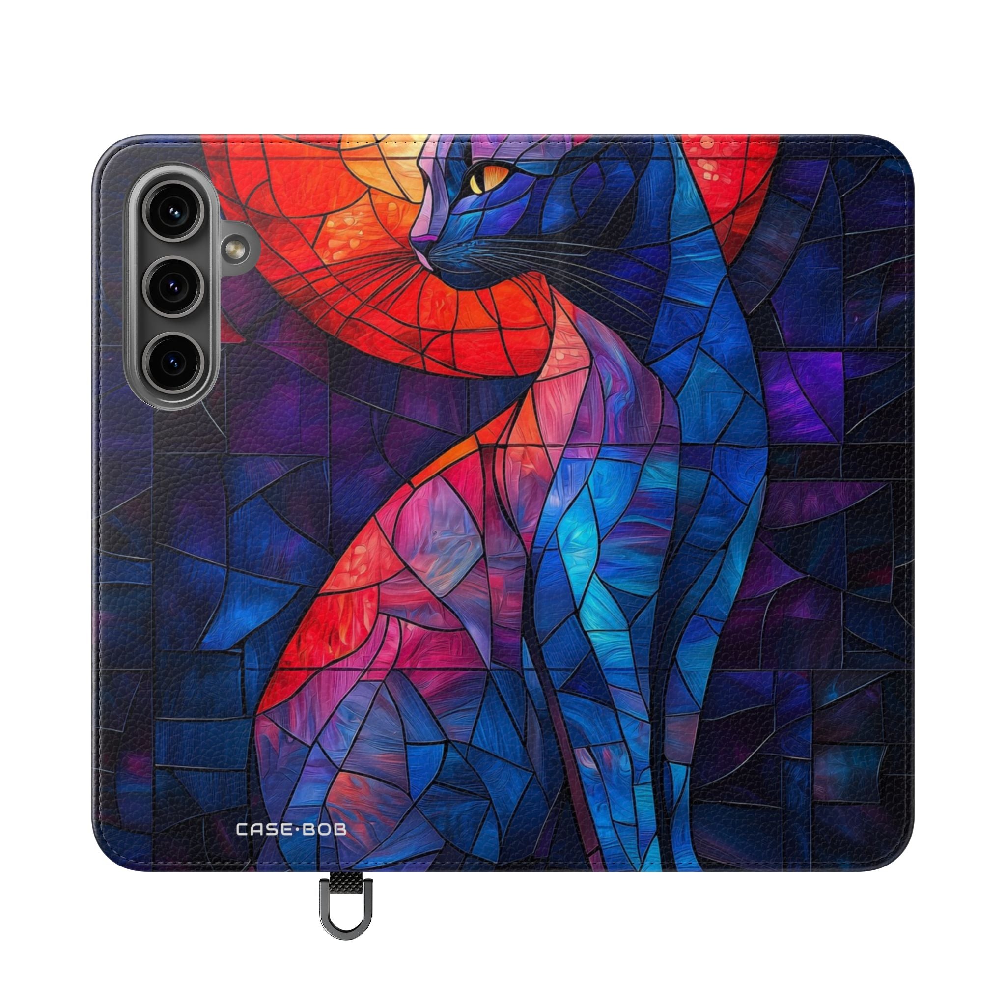 Stained Glass Cat - Samsung S24 Plus Case - Wallet
