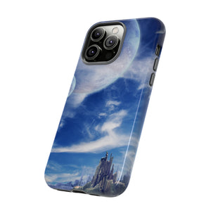 Landscape in fantasy planet 89 - Protective Phone Case