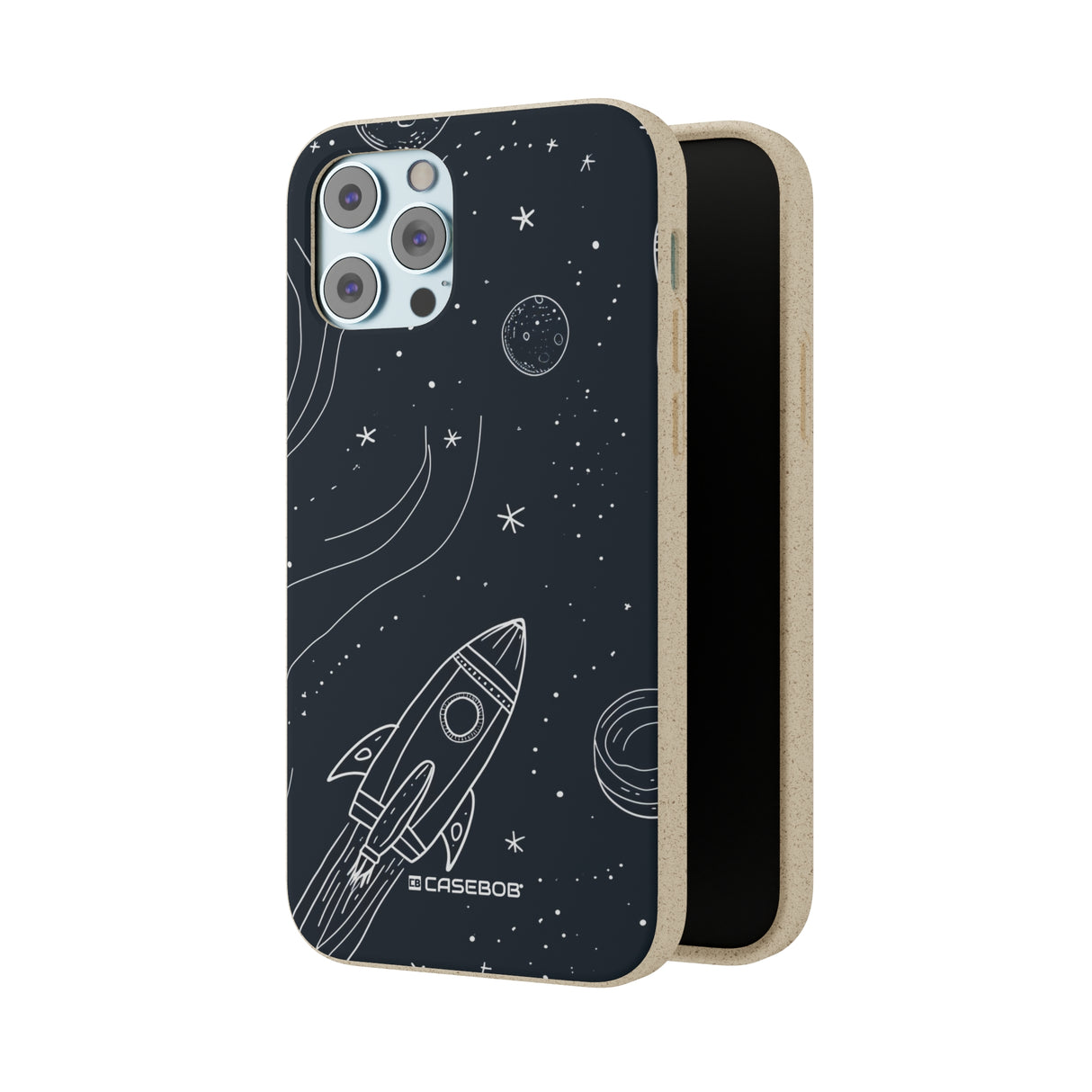 Cosmic Doodle Adventure | Biodegradable Phone Case