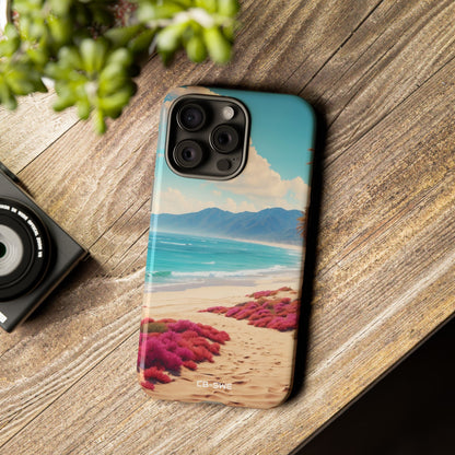 Footprints Trace Sand - iPhone Case