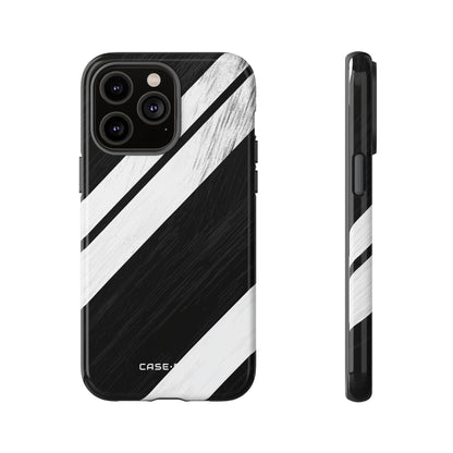 Distressed Stripe Motion iPhone 14 Pro Max Case - Tough