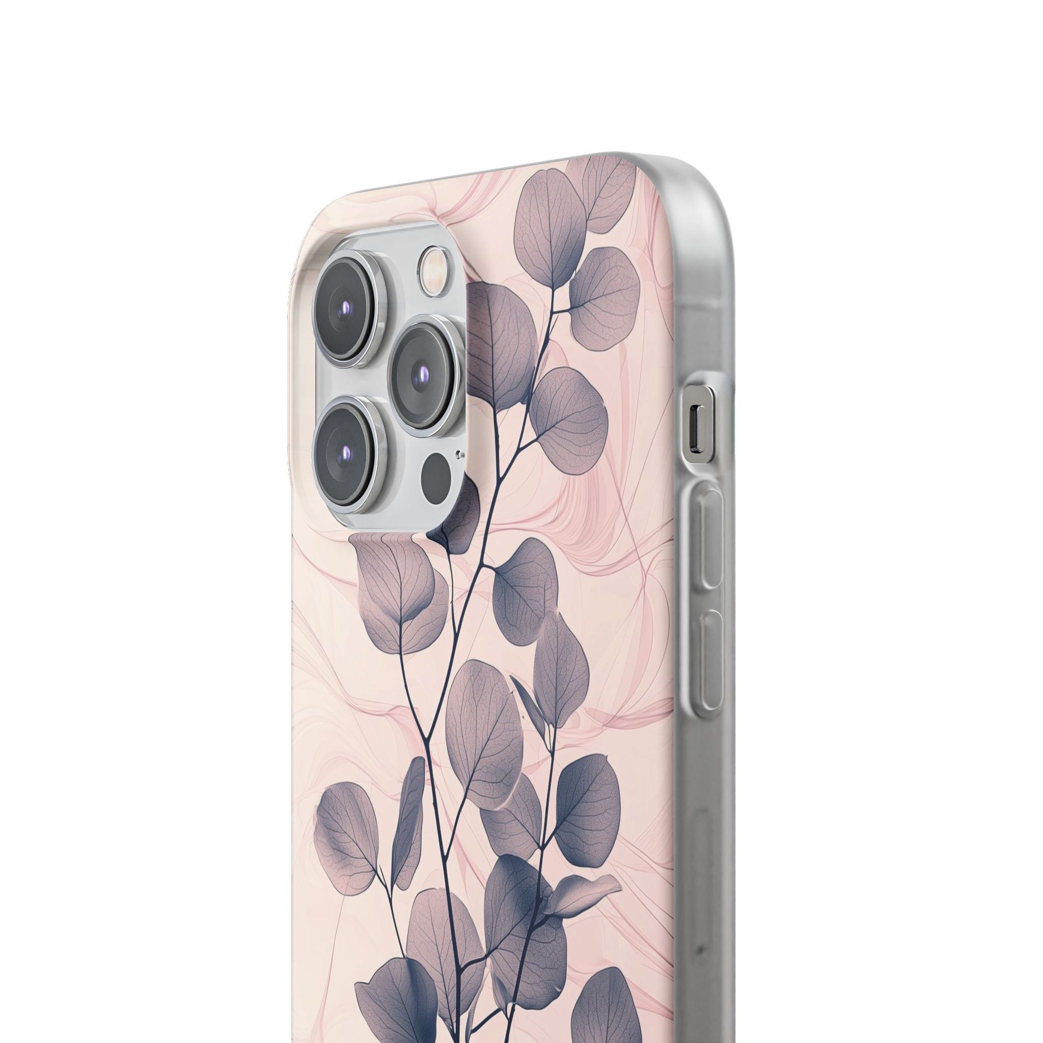 Veined Leaf Whisper iPhone 14 Pro Max Case - Soft