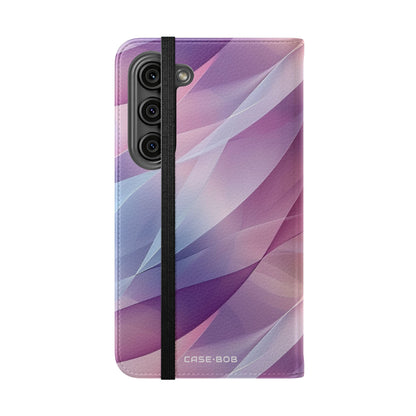 Pink Leafwave - Samsung S23 - Lompakkokotelo