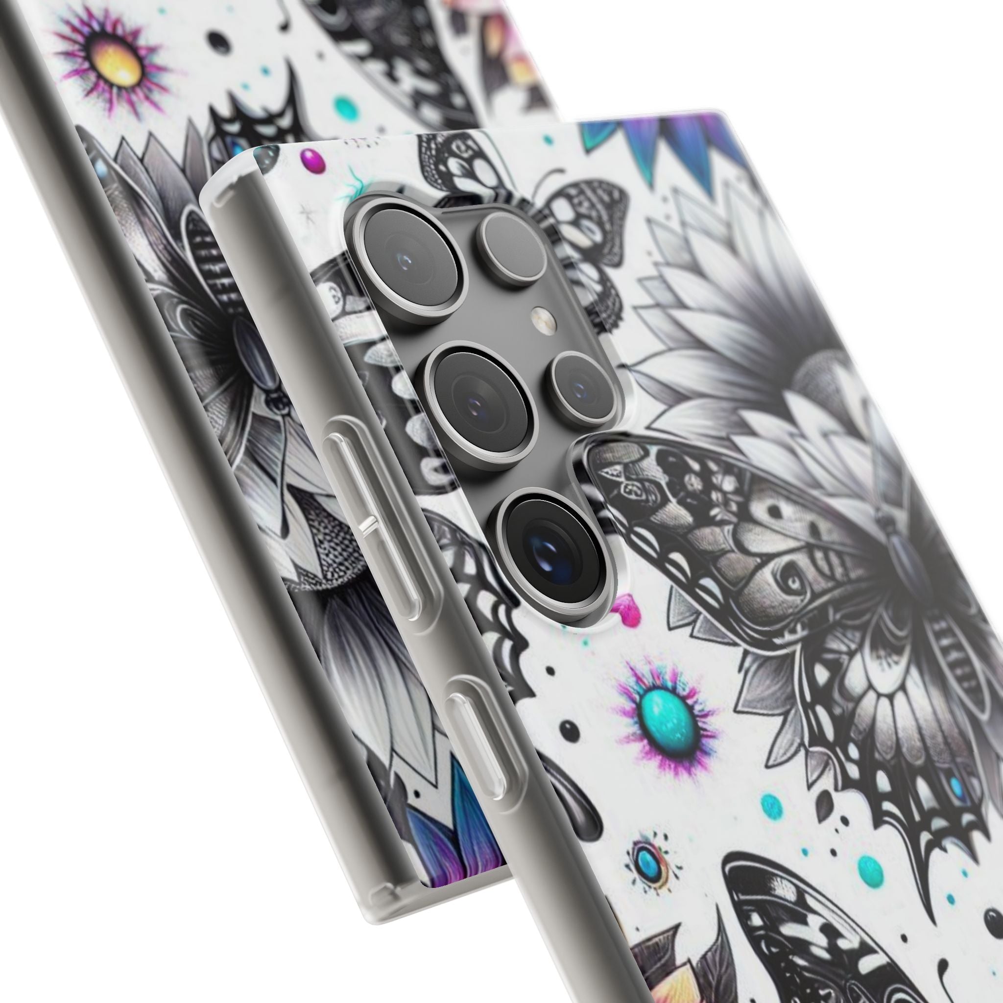 Butterfly Bloom Samsung S24 Ultra Case - Soft