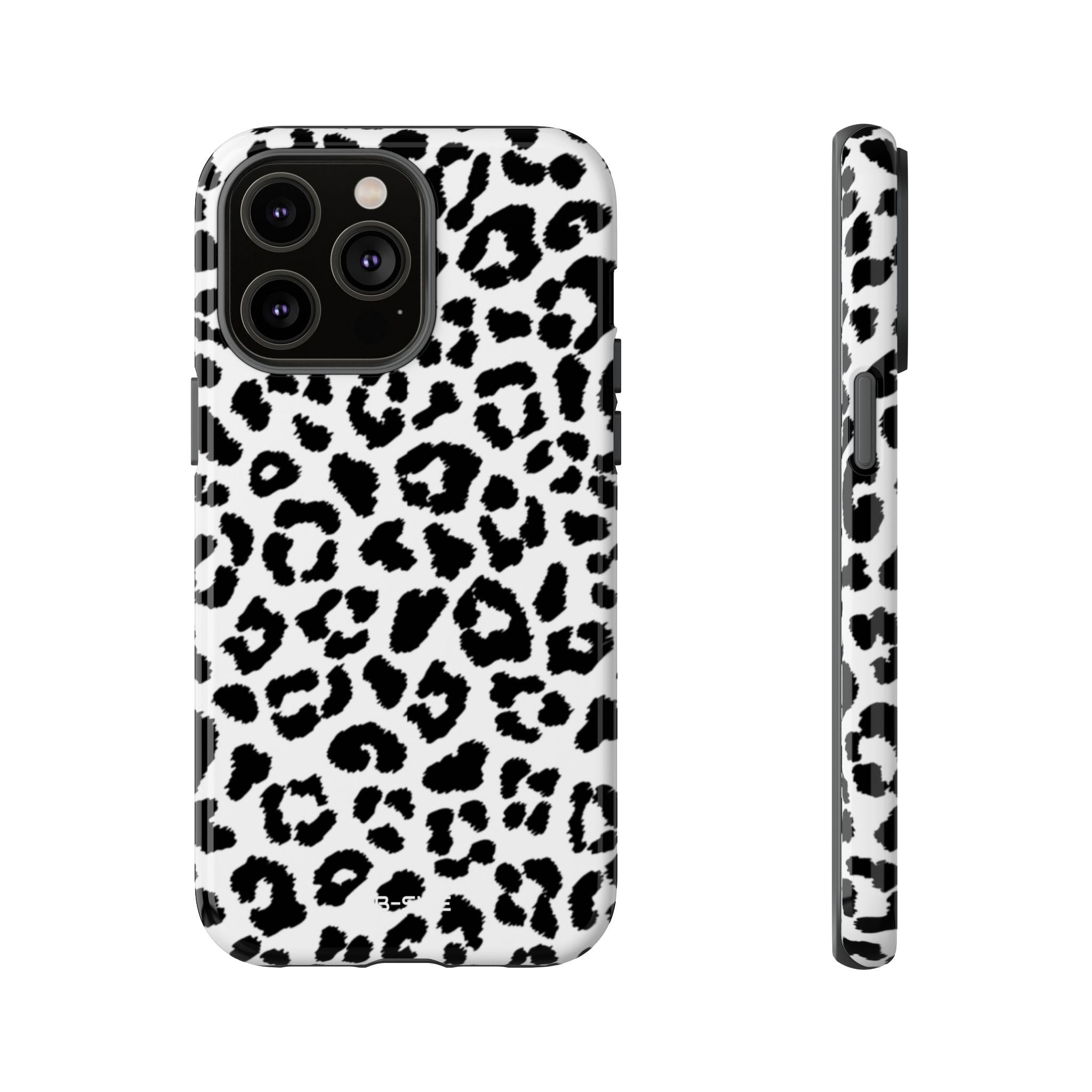 Monochrome Leopard Essence - iPhone Case