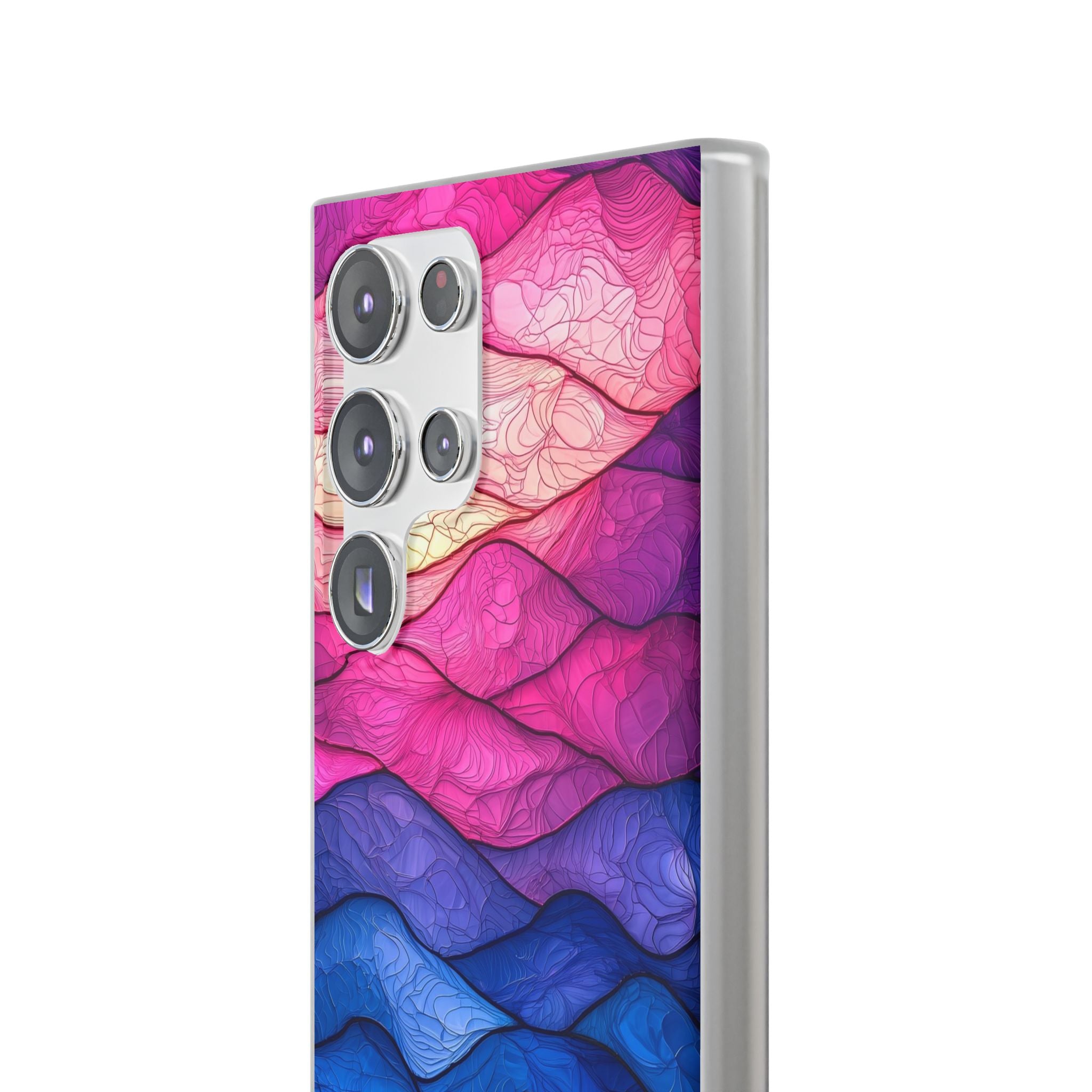 Wavy Vein Gradient Samsung S23 Ultra Case - Soft