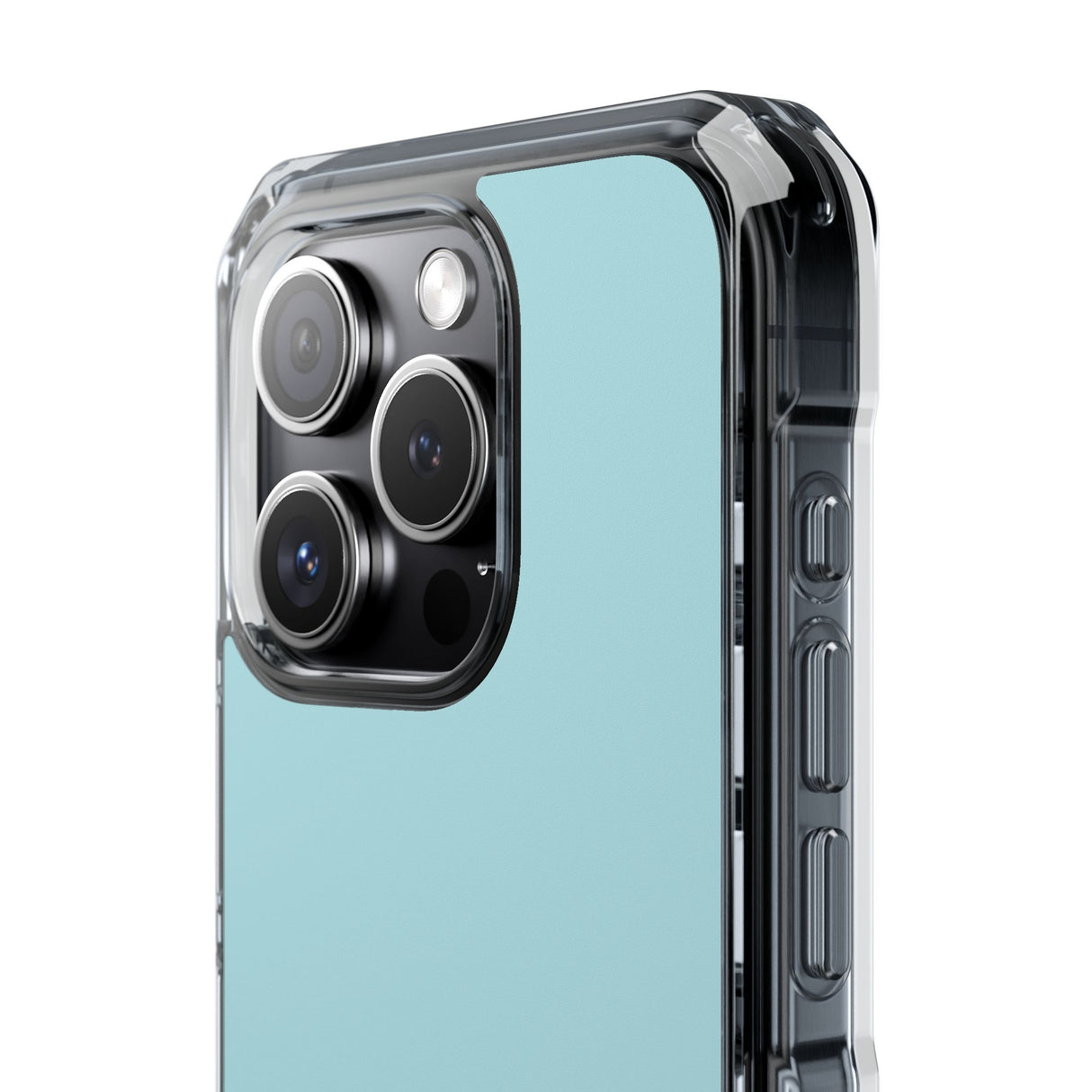 Powder Blue | Phone Case for iPhone (Clear Impact Case - Magnetic)